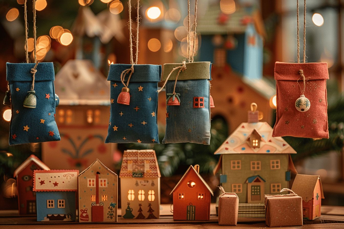Calendrier de l'Avent fait main avec surprises créatives  
Activités originales pour attendre Noël avec joie