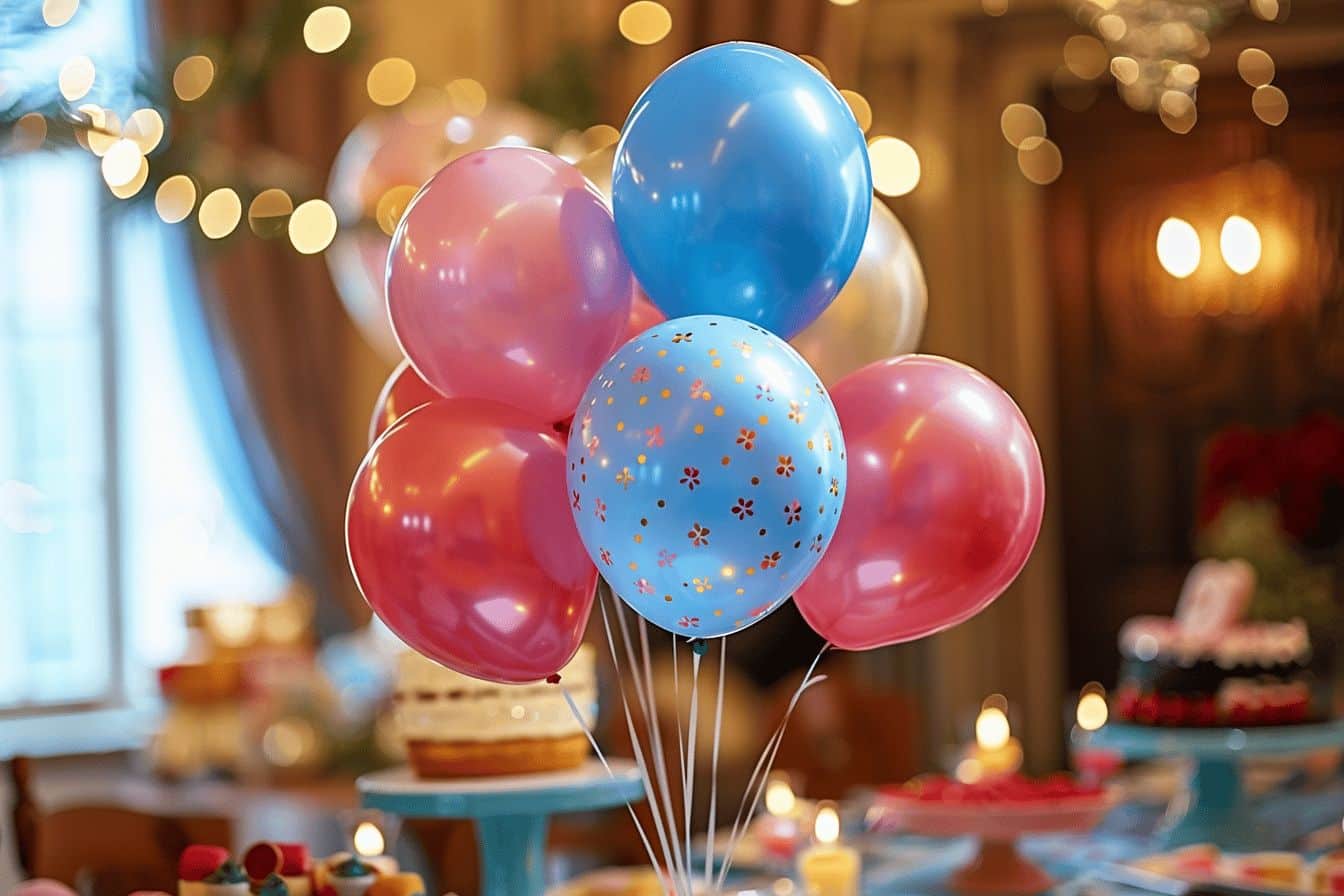 Fête joyeuse avec des amis et une décoration festive