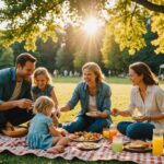 Famille réunie autour de jeux et rires partagés