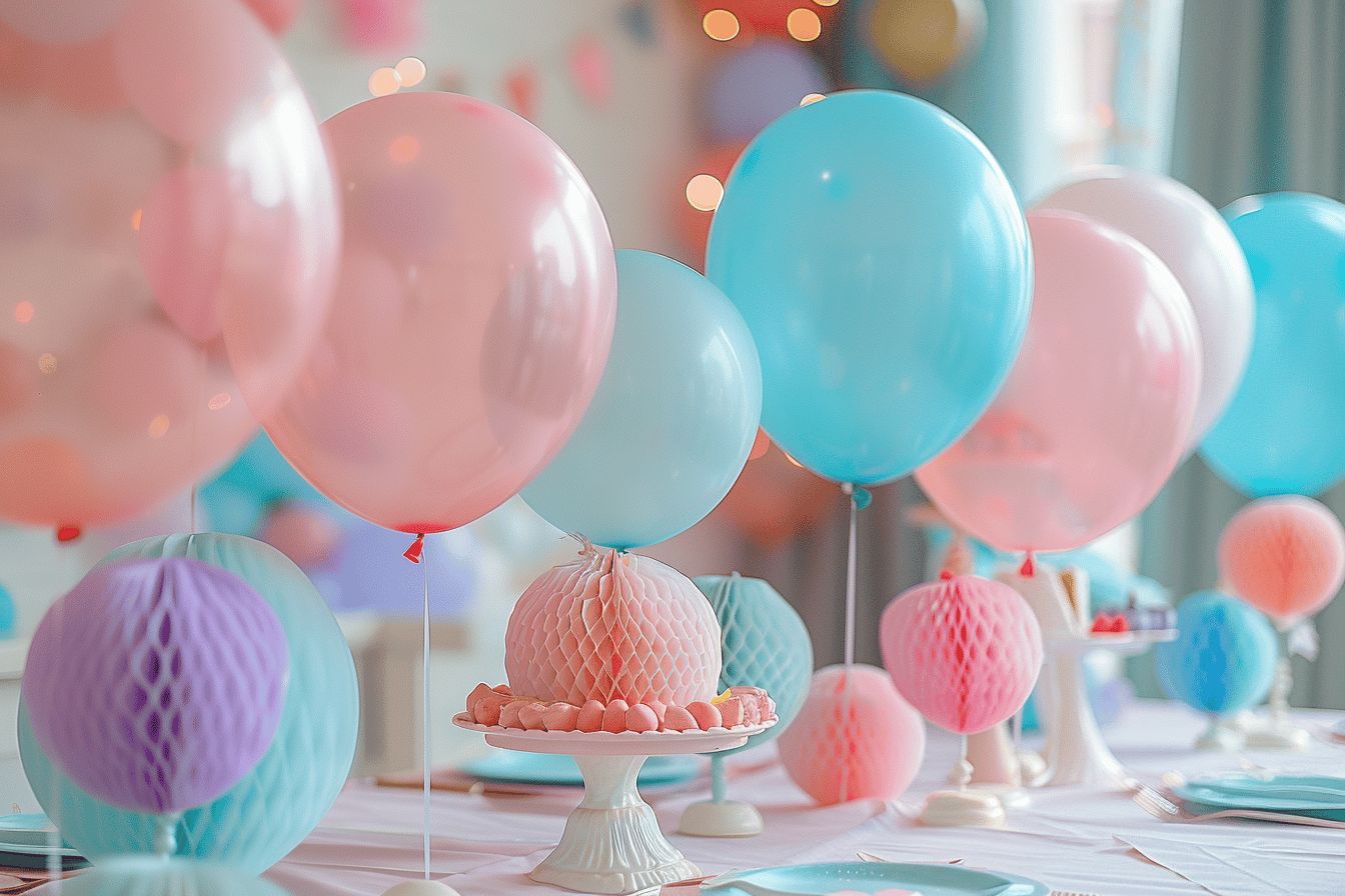 Fête joyeuse avec des amis et une décoration festive  
Moments mémorables autour d'un gâteau d'anniversaire